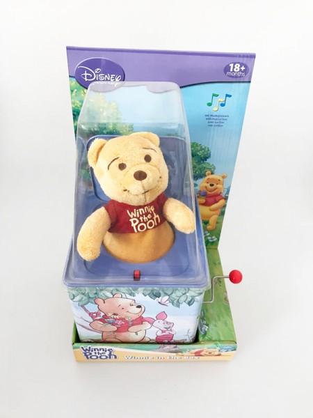 Jack in the box "Winnie the Pooh", Made in China