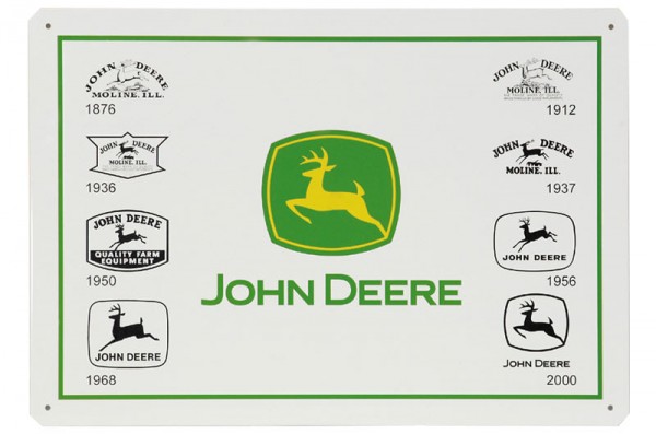 Blechschild John Deere A4