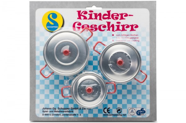 Kochgeschirr Töpfe, 3er Set für große Herde, Made in Germany