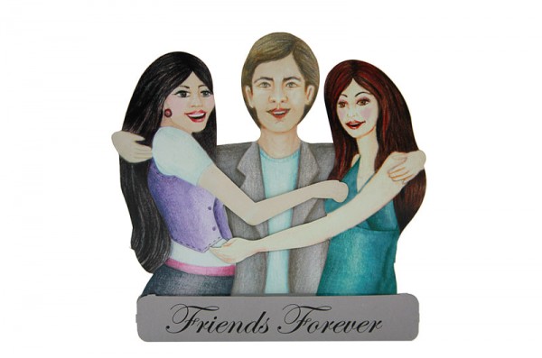 Action Clickers "Friends Forever", farblich gemischt, Made in India