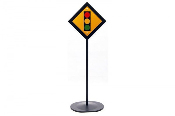 Verkehrsschild Ampel, Made in China
