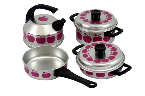 Kochgeschirr 4er Set, Silver Made in Germany