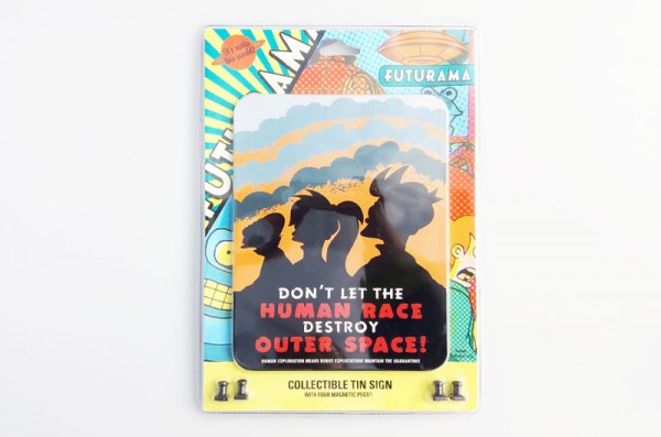 magnetische Notiztafel, 21x16,5 Destroy outer space Made in China