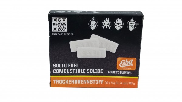 Esbit, 20 Tabletten für 80 Pop Pop Bootsfahrten, Made in Germany